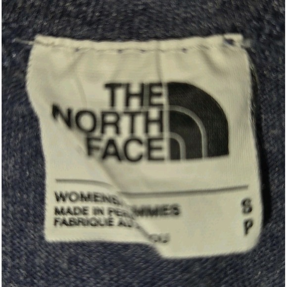 The North Face Women's Performance Burnout T-Shirt Blue Heathered Tee Size Small - Picture 2 of 6